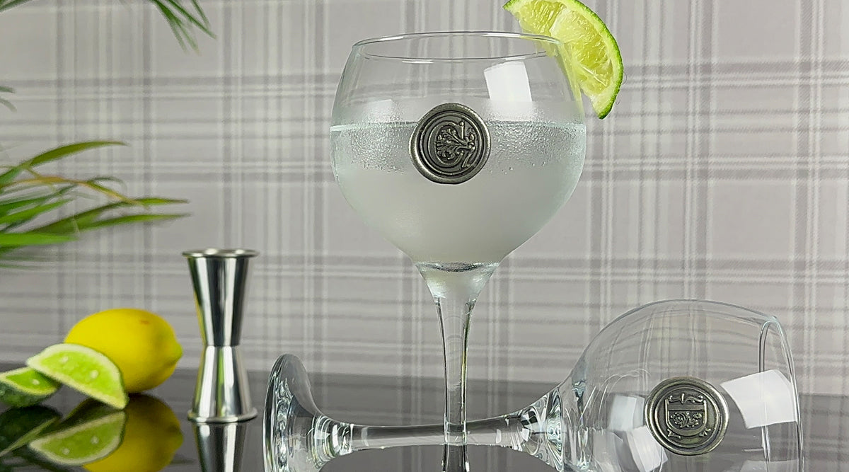 LUXURY PEWTER GIN GLASSES