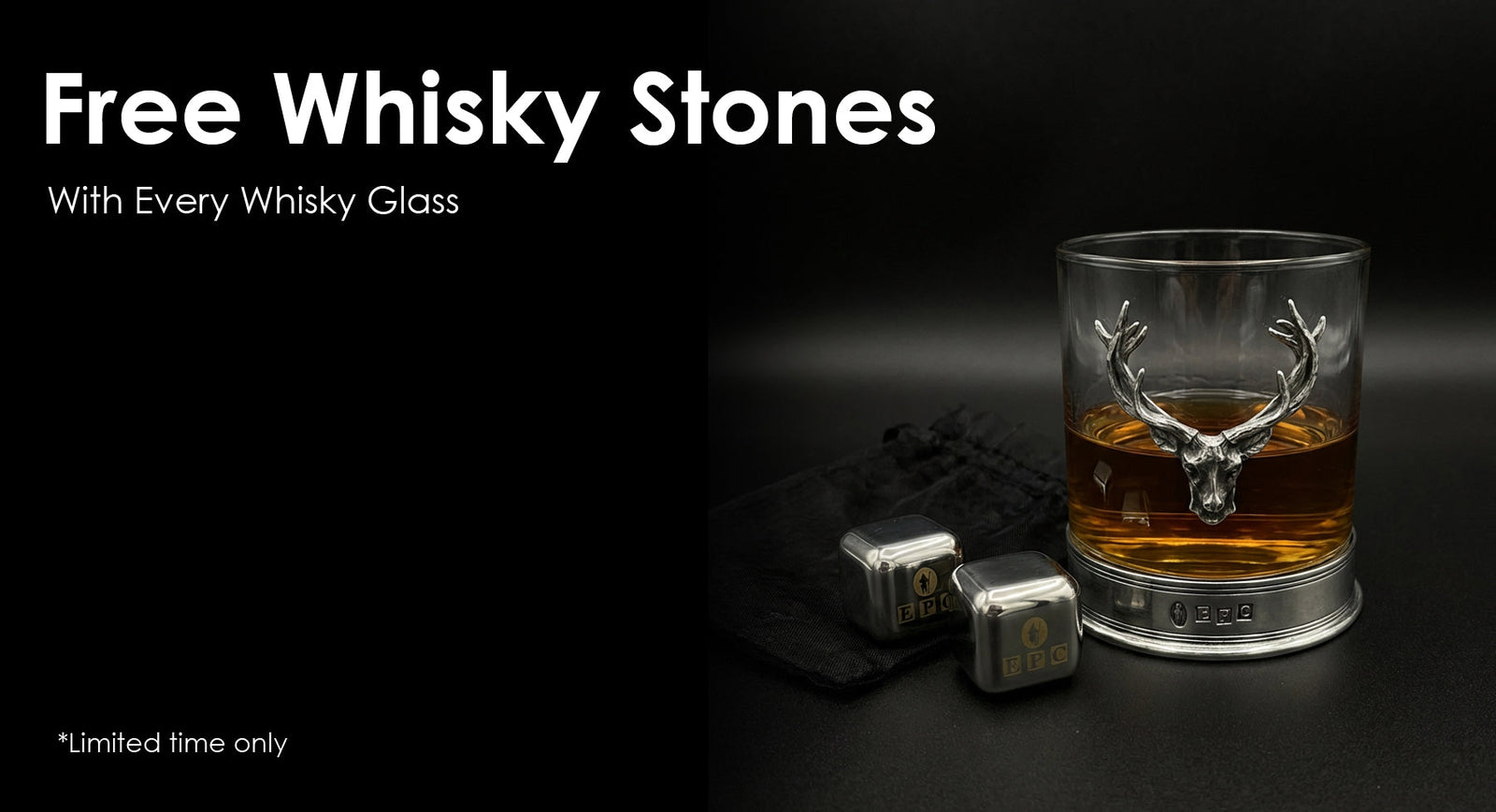 LUXURY PEWTER WHISKY GLASSWARE