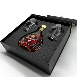 Luxury Brandy Gift Set Includes Bottle & 2 Personalised Brandy Glasses