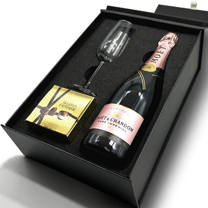 Luxury Champagne Gift Set Includes Bottle, Champagne Flute & Truffles