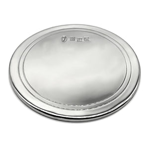 Pewter Coasters for Bottle Or Tumblers (Set of 4)