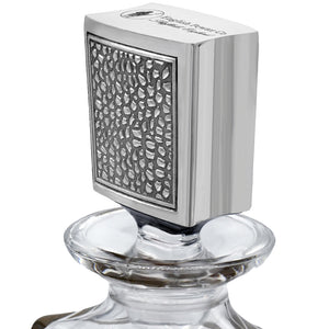 Manhattan 600ml Whisky, Wine & Spirits Decanter Gift Set Includes 4x 11oz Manhattan Pewter Tumblers