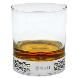 Uisge Beatha 650ml Whisky, Wine & Spirits Decanter Gift Set Includes 4x 11oz Uisge Beatha Pewter Tumblers