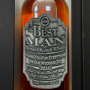 Best Man Whisky Gift Set Bottle & Box 2026