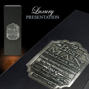 Best Man Whisky Gift Set Bottle & Box 2026
