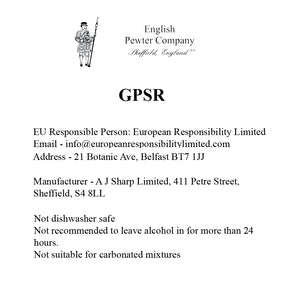 6oz Scottish Rampant Lion Pewter Hip Flask with Flexi Cap