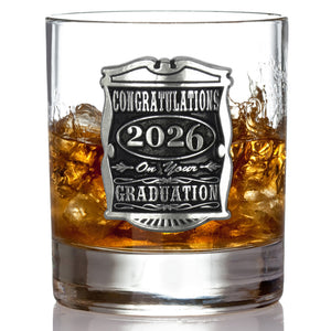 11oz Graduation Pewter Whisky Glass Tumbler 2026