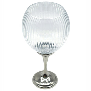 Legacy Pewter Ribbed Gin Glass