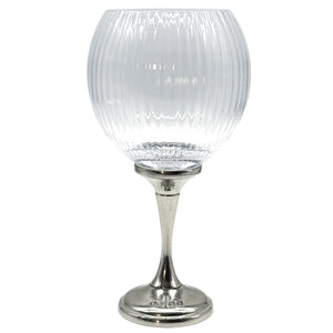 Legacy Pewter Ribbed Gin Glass