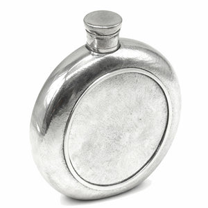 Legacy Pewter 6ox Round Hip Flask