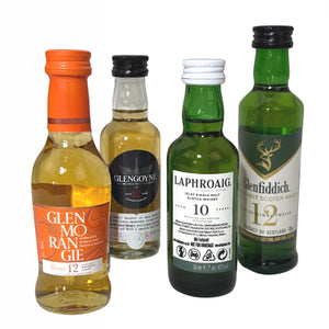 Miniature Whisky Gift Set – Premium Tasting Collection Set of 4