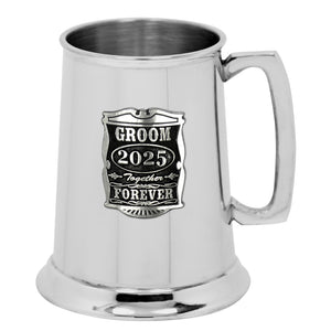 1 Pint* Wedding Groom Pewter Beer Mug Tankard 2025