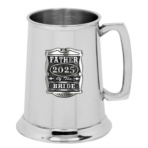 1 Pint* Wedding Father Of The Bride Pewter Beer Mug Tankard 2025