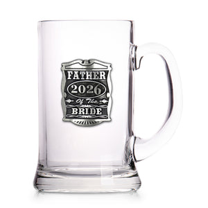1 Pint Wedding Father Of The Bride Glass Beer Mug Tankard 2026