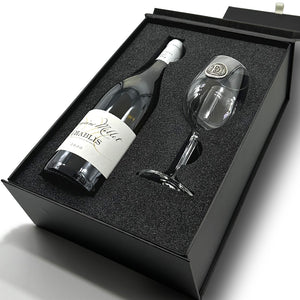 Luxury Wine Gift Set Includes Bottle & Personalised Wine Glass