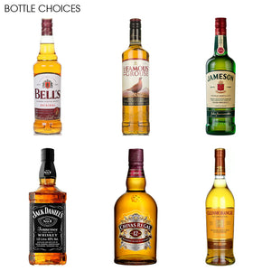Luxury Whisky Gift Set Includes Bottle & 4 Personalised 11oz Whisky Tumblers