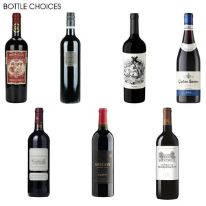 Luxury Wine Gift Set Includes Bottle & 2 Personalised Wine Glasses