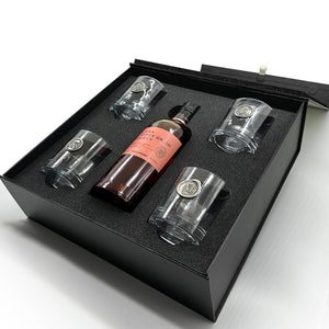 Luxury Whisky Gift Set Includes Bottle & 4 Personalised 11oz Whisky Tumblers