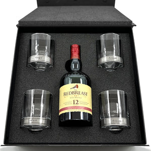 Luxury Whisky Gift Set Includes Bottle & 4 Vouge 11oz Whisky Tumblers