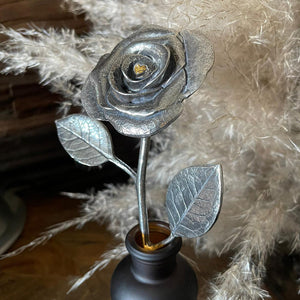 50. 50 Jahre Goldene Hochzeit Jahrestag immerwährende Forever Rose mit Swarovski Herz Kristall Keepsake Geschenk