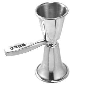 Double Shot Spirit  Pewter Bar Measure With Handle