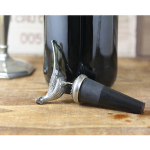 Pheasant Pewter Wine Bottle Stopper