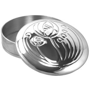 Charles Rennie Mackintosh Pewter Keepsake Trinket Box