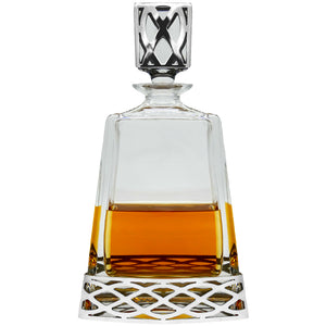 600ml Whisky, Wine & Spirit Uisge Beatha TALL PEWTER DECANTER