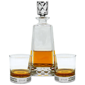 11oz UISGE BEATHA WHISKEY OR RUM DOUBLE GLASS TUMBLER SET