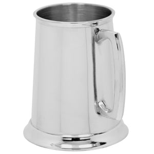 1 Pint* Pewter Beer Mug Tankard With Classic Handle