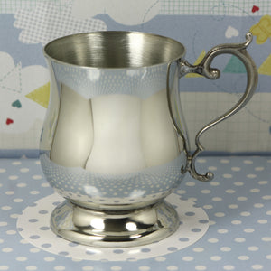 Pewter Childs Christening or Baptism Cup