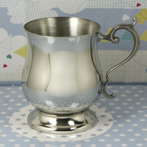 Zinn Childs Taufe oder Taufe Tasse