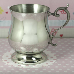 Zinn Childs Taufe oder Taufe Tasse