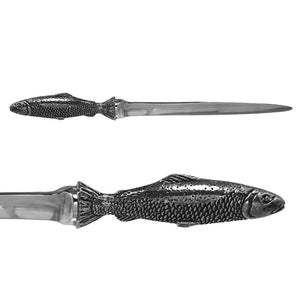 Fishing Trout Pewter Letter Opener Knife