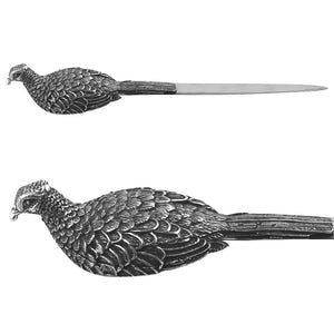 Fasan Zinn Brieföffner Messer