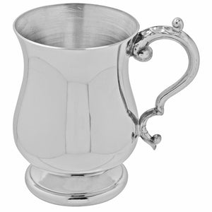 Chope de bière traditionnelle en étain - Tankard (demi-pinte)