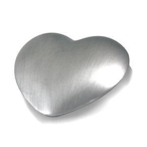 Heart Shaped Pewter Memorial Keepsake Urns For Ashes