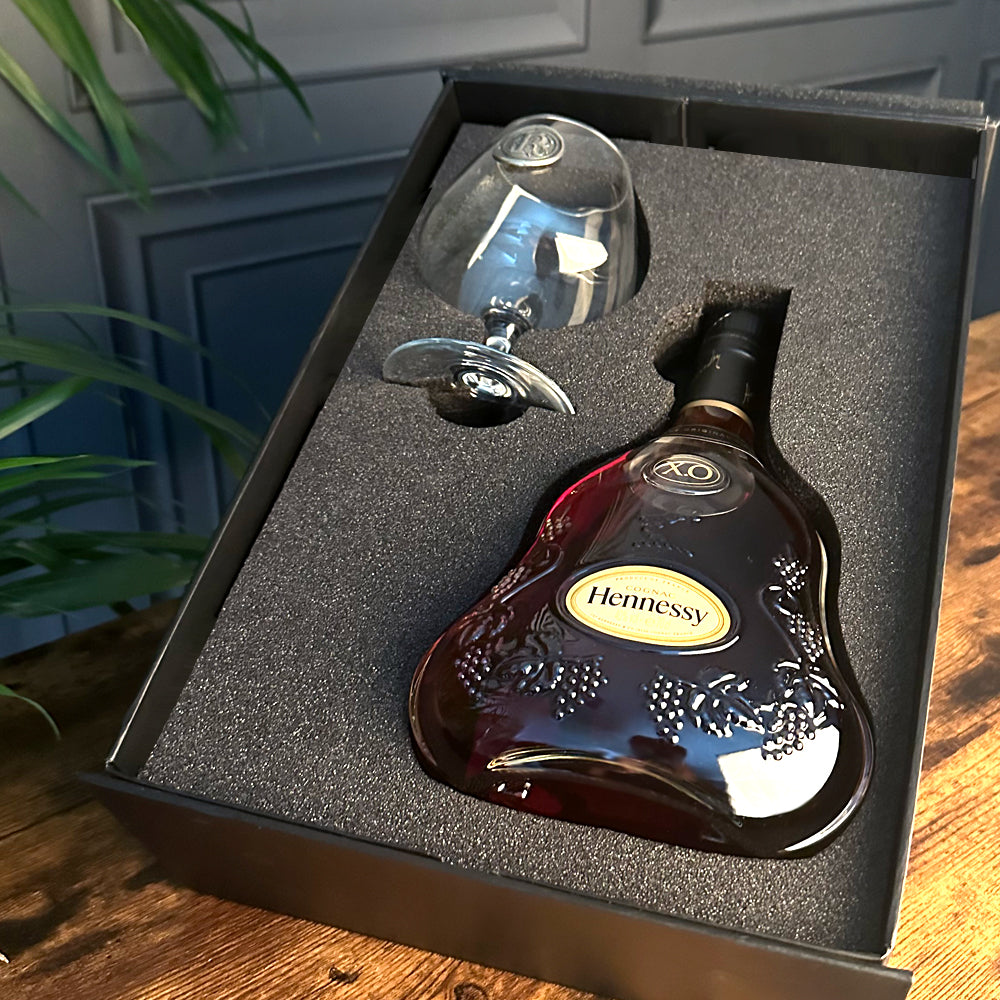 Luxury Brandy Gift Set Includes Bottle &amp; Personalised Brandy Glass