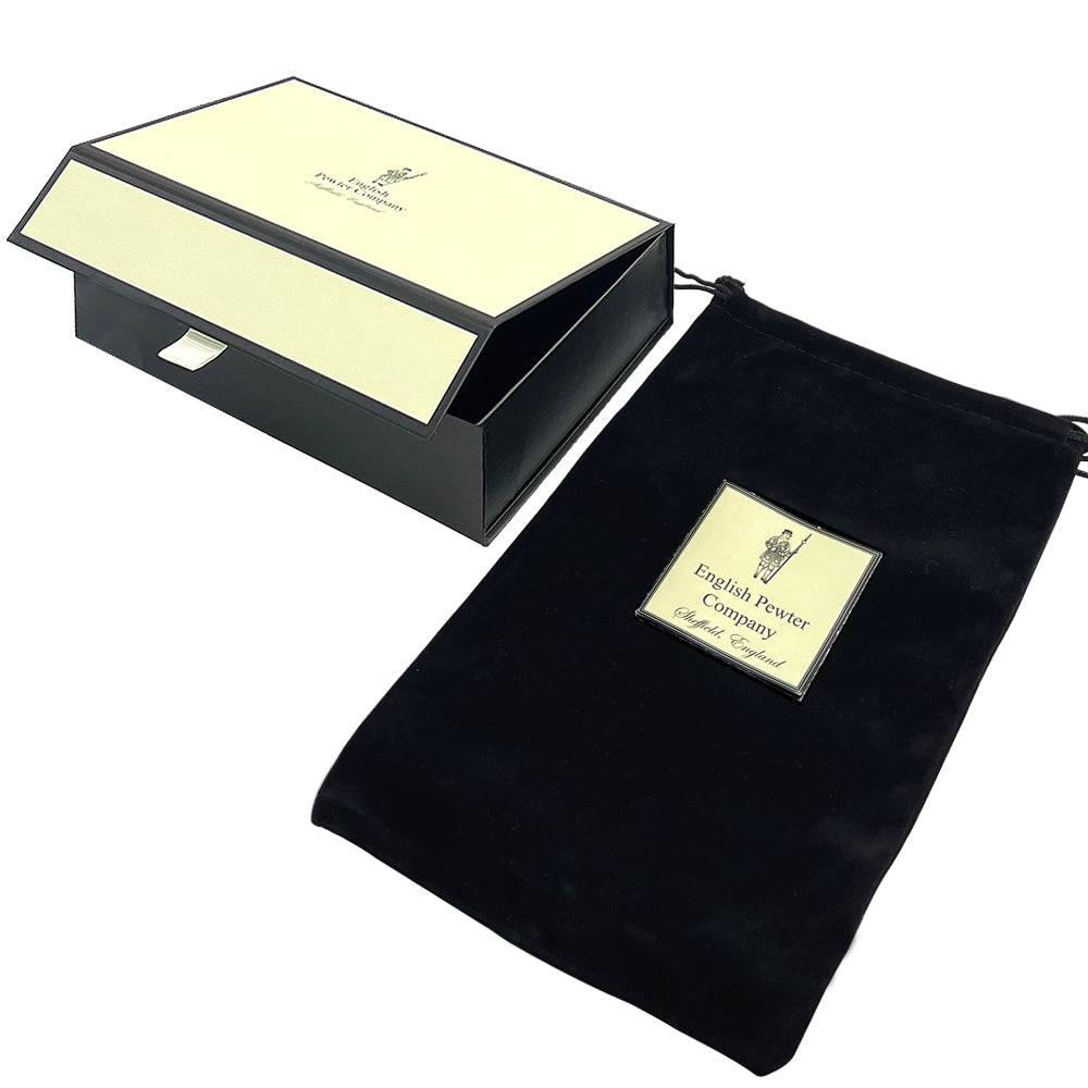 6oz Pewter Hipflask with Embossed 30th Birthday Design and Flexi Cap