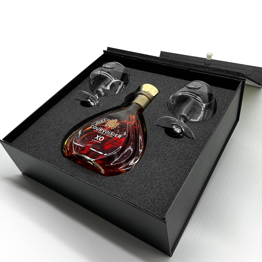 Luxury Brandy Gift Set Includes Bottle &amp; 2 Personalised Brandy Glasses