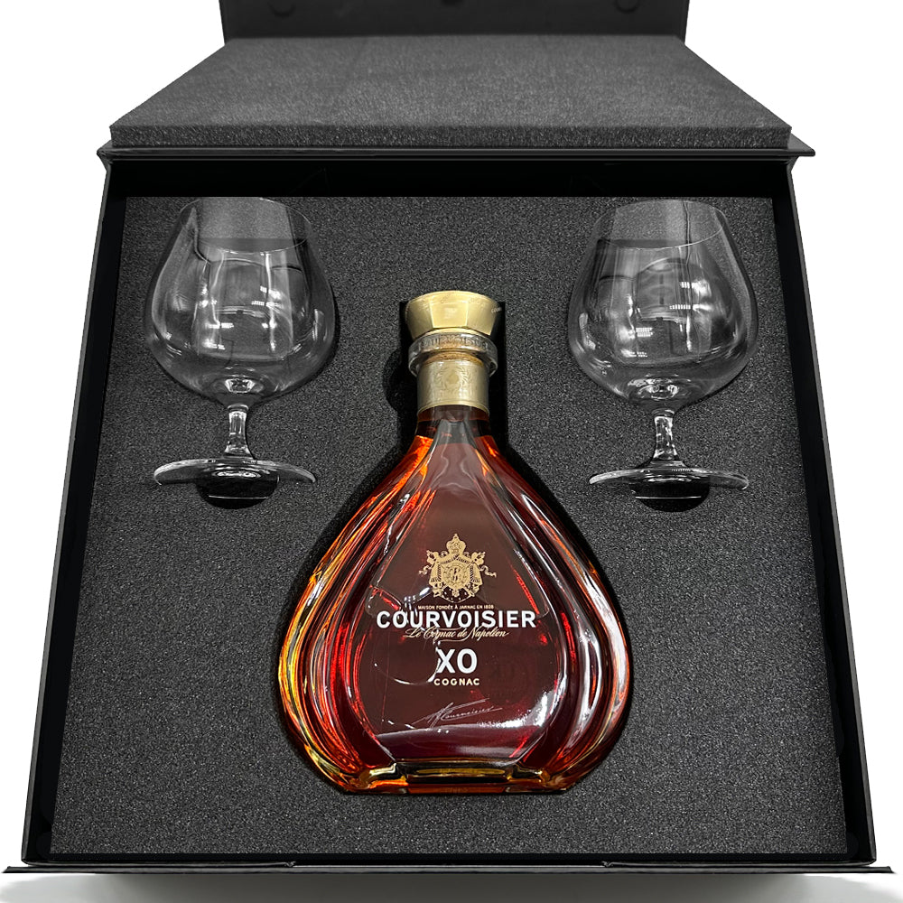 Luxury Brandy Gift Set Includes Bottle &amp; 2  Brandy Glasses