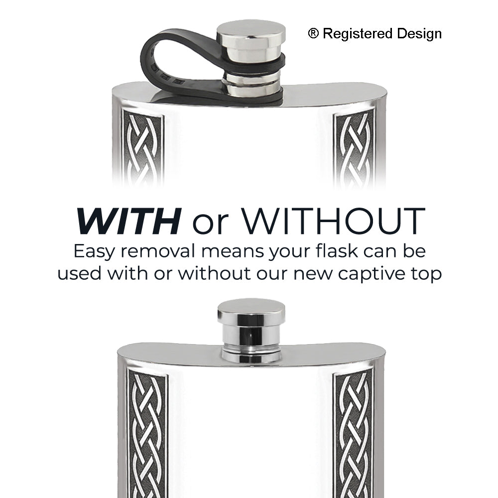 4oz Flachmann aus Zinn