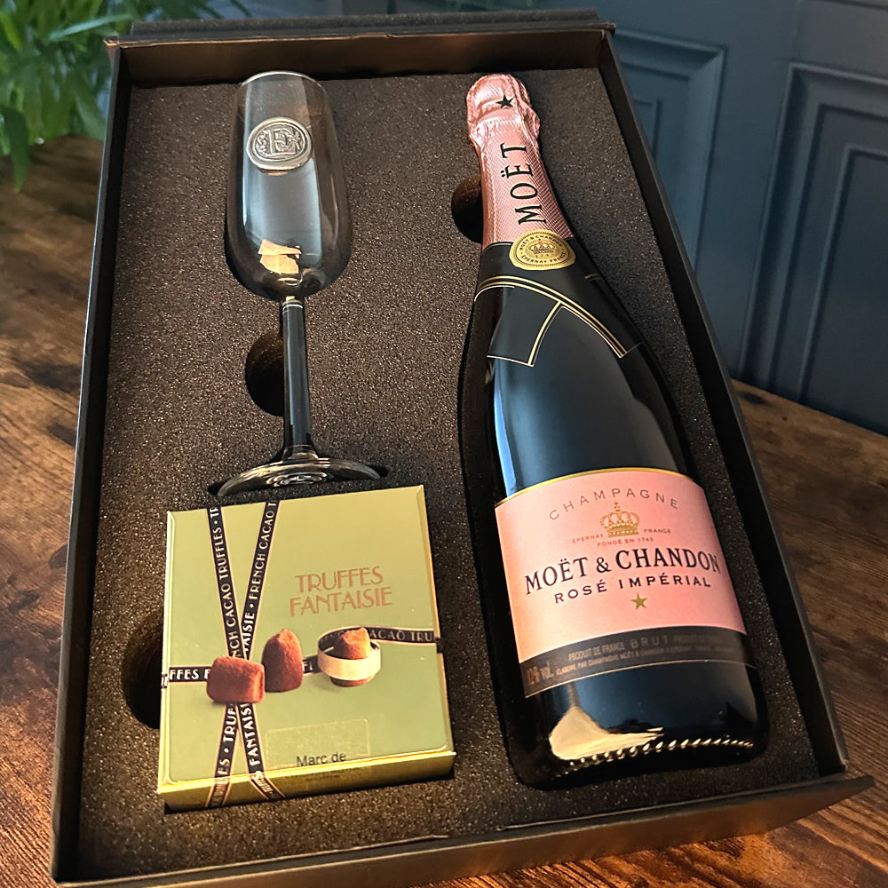 Luxury Champagne Gift Set Includes Bottle, Personalised Champagne