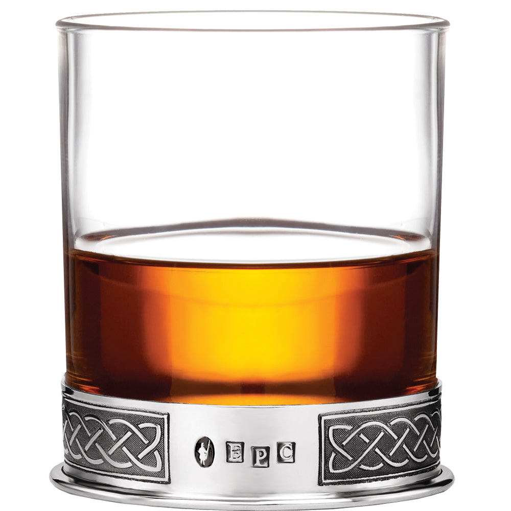 11oz Celtic Pewter Whisky Glass Tumbler