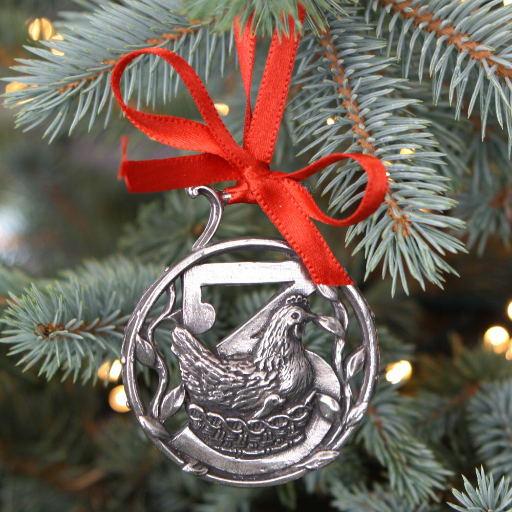 1°-12° SET COMPLETO 12 GIORNI DI NATALE ALBERO DI PEWTER ORNAMENT BAUBLE DECORATION PACKAGE