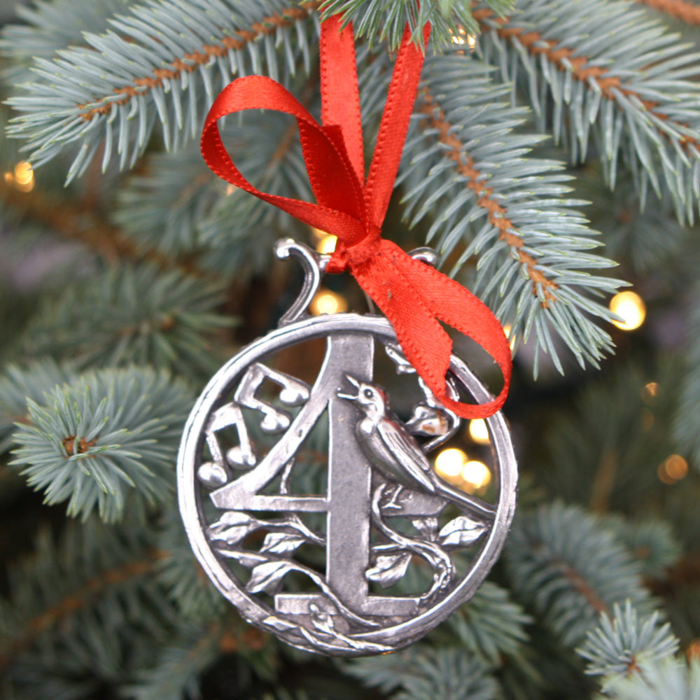 1°-12° SET COMPLETO 12 GIORNI DI NATALE ALBERO DI PEWTER ORNAMENT BAUBLE DECORATION PACKAGE