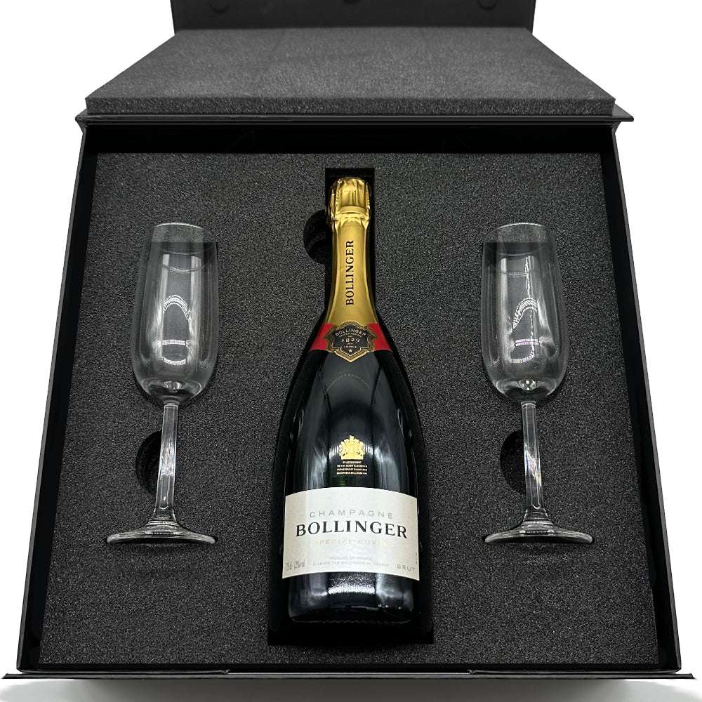 Luxury Champagne Gift Set Includes Bottle 2 Champagne Flutes UK englishpewter