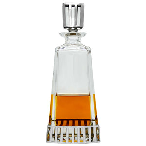 Monaco 650ml Whisky, Wine & Spirits Decanter Gift Set Includes 2x 11oz Monaco Pewter Tumblers