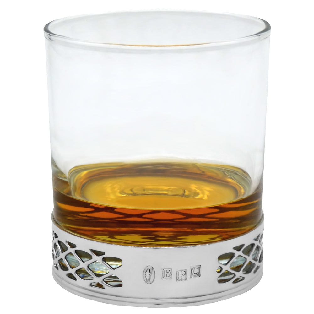 Uisge Beatha 600ml Whisky, Wine &amp; Spirits Decanter Gift Set Includes 4x 11oz Uisge Beatha Pewter Tumblers