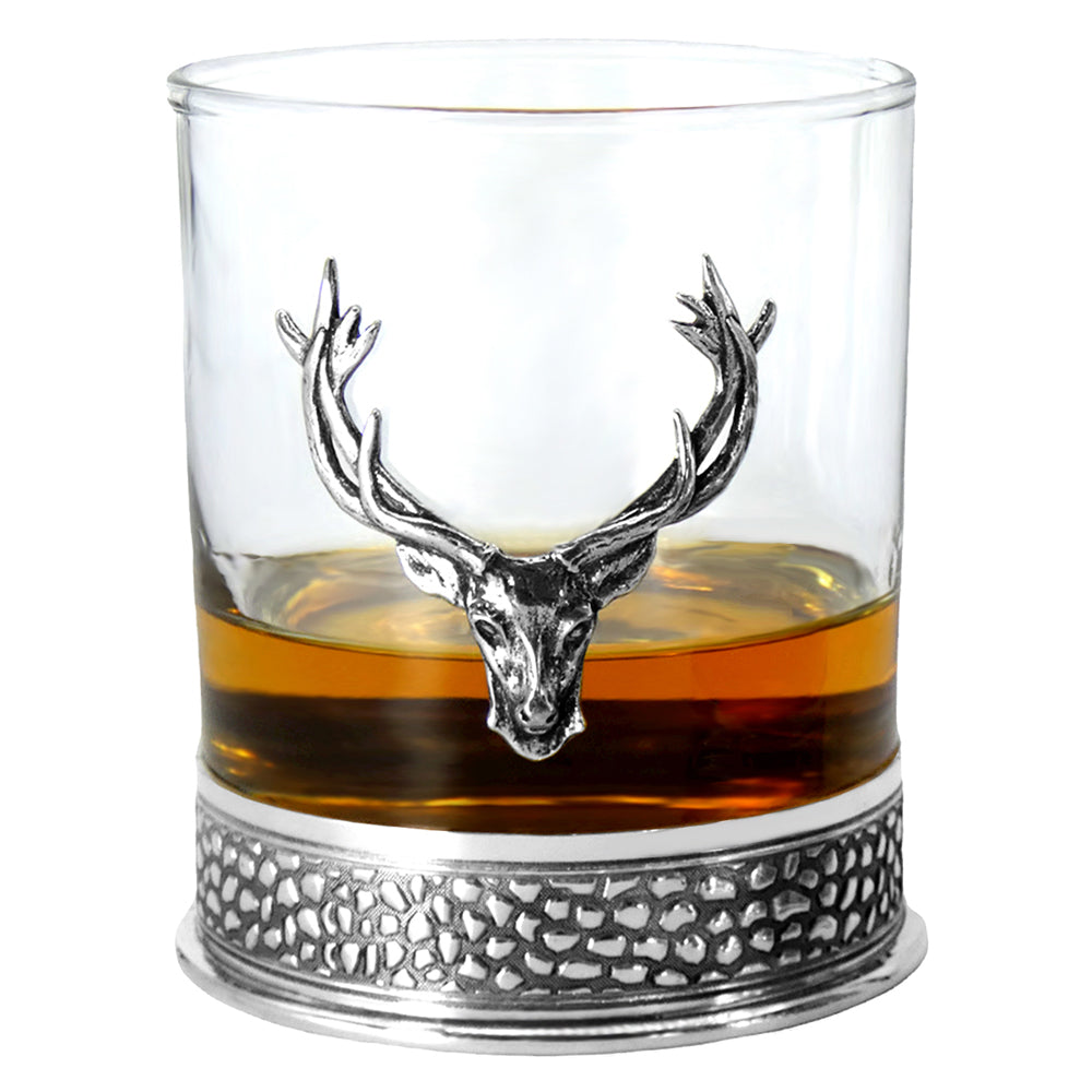 Regal 600ml Whisky, Wine &amp; Spirits Stag Decanter Gift Set Includes 2x 11oz Regal Stag Tumblers